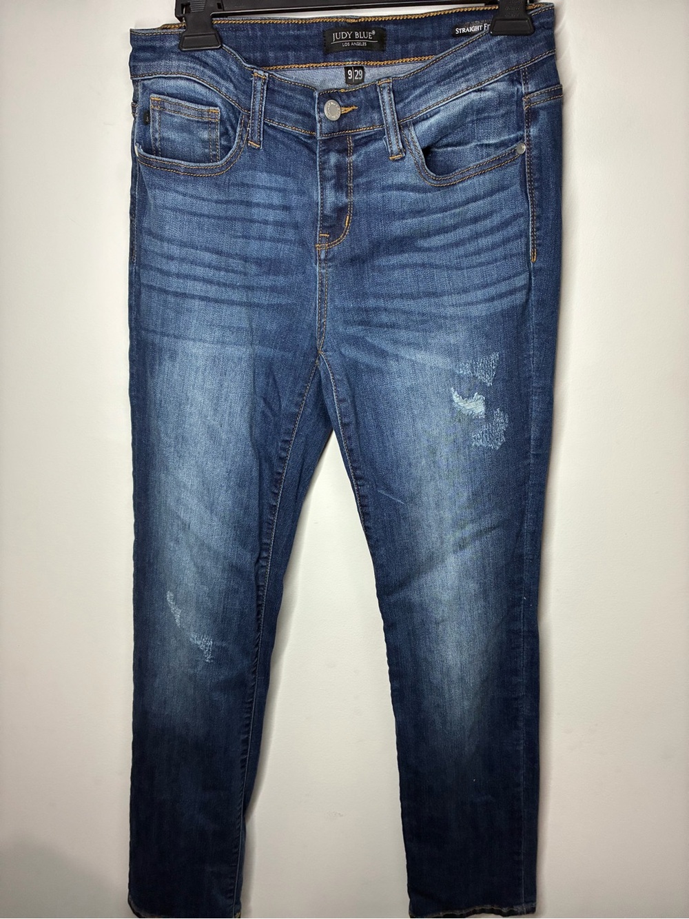 Judy Blue Straight Fit Medium Blue Jeans